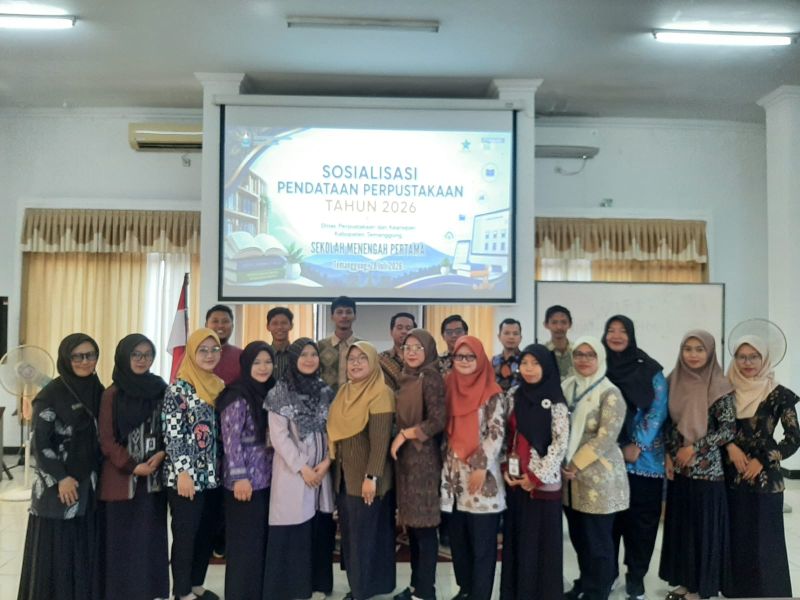 Sosialisasi Pendataan Perpustakaan  SMP 28 Juli 2026