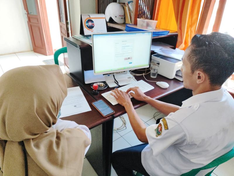 Pendataan Perpustakaan di Desa Banaran Kec. Gemawang