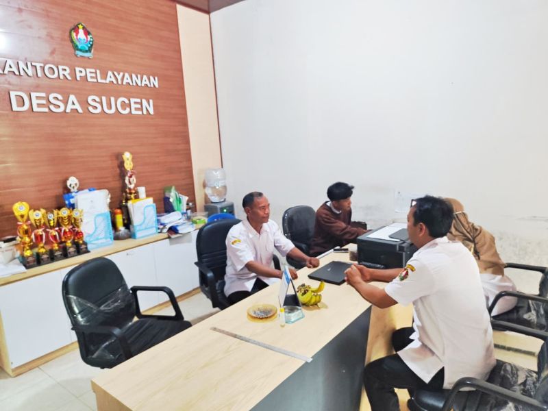 Pendataan Perpustakaan di Desa Sucen Kec. Gemawang