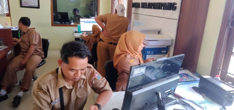 Pendataan, Visitasi Perpustakaan di Desa Selopampang
