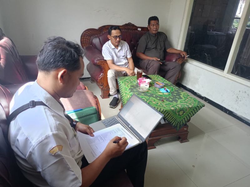 Visitasi Pendataan Perpustakaan di Desa PagerGunung Kec. Bulu