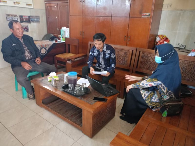 Visitasi Pendataan Perpustakaan di Desa Campursalam Kec. Parakan