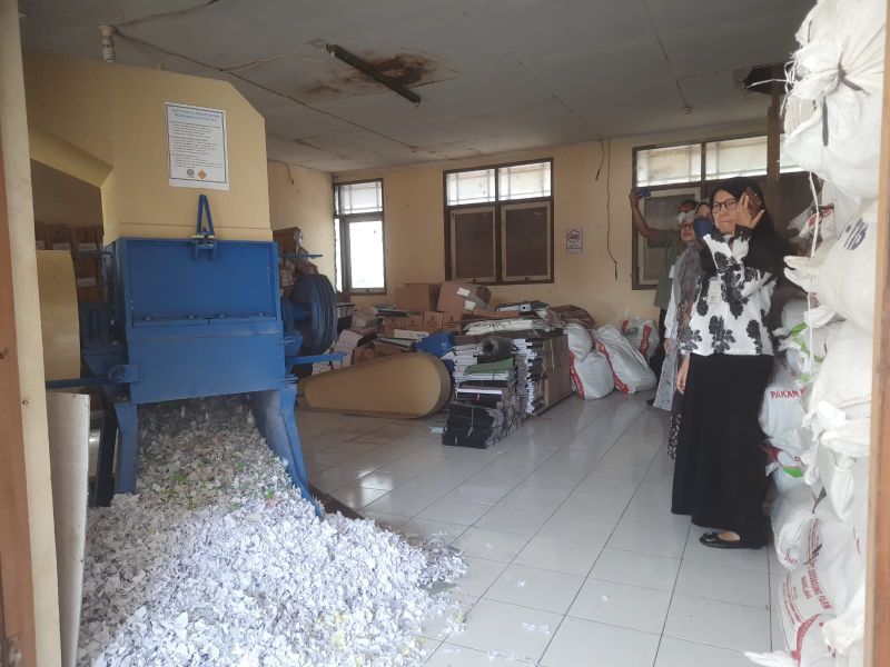 Proses Pemusnahan Arsip RSUD Temanggung